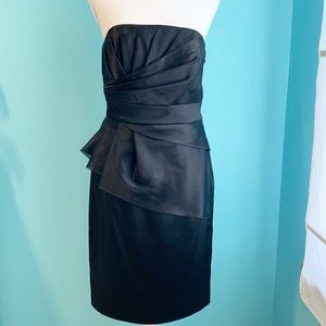 WHBM Black Strapless Dress